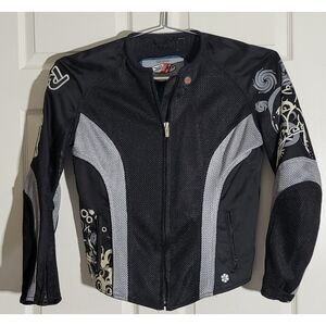 Joe Rocket Black & Gray Women's Mesh Motorcycle Jacket